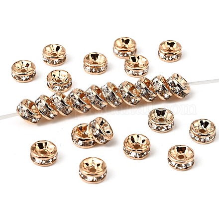 Латунные бусины разделители для поставки стразов RB-A014-Z6mm-01LG-NF-1