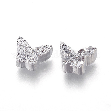 Perlas de resina de piedras preciosas druzy imitación RESI-L026-L02-1