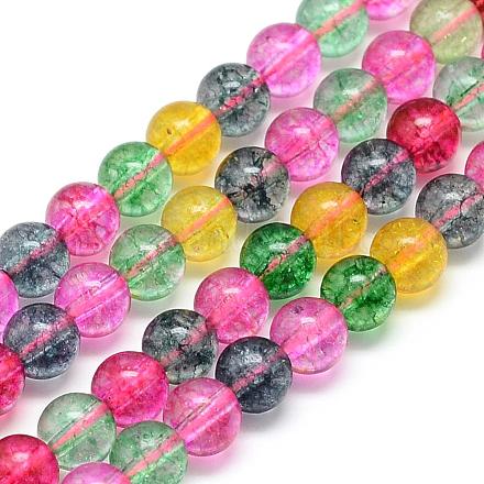 Chapelets de perles en tourmaline naturelle G-S150-35-10mm-1