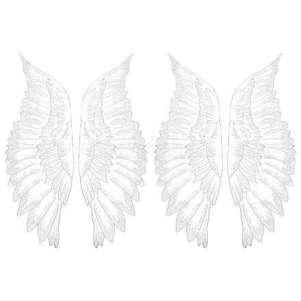 4 комплект нашивок из полиэстера для одежды PATC-MA0001-37-1