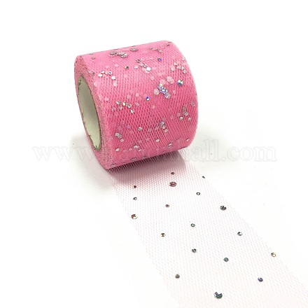 Glitter Sequin Deco Mesh Ribbons OCOR-P010-A-C47-1
