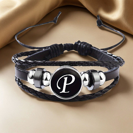 Регулируемые многослойные браслеты из искусственной кожи WGB28DF-16-1