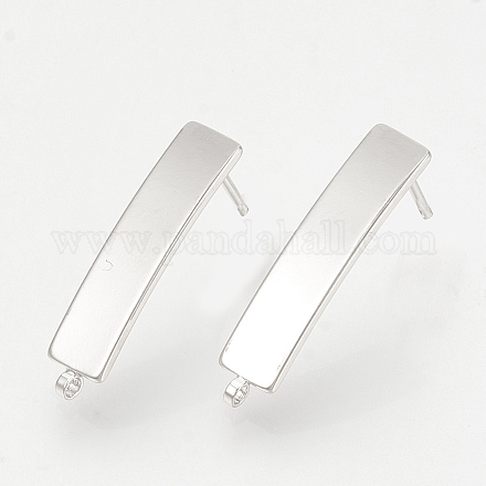 Accessoires de clous d'oreilles en laiton X-KK-T029-11P-1