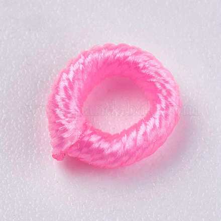 Polyester Cord Beads WOVE-K001-B01-1