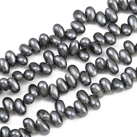 Galvanisierte Muschelperlenstränge BSHE-B009-A01-5x8mm-02-1