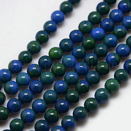 Synthetic Fossil Beads Strands G-L028-10mm-09-1