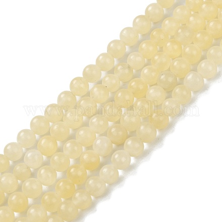 Natürlichen Topas Jade Perlen Stränge G-P454-01A-01-1