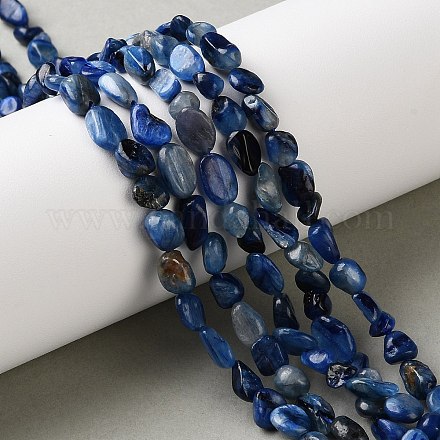 Натуральный кианитовые бисер пряди&nbsp;G-C268-A08-6x8mm-1