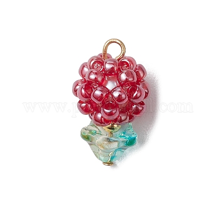 Стеклянные подвески из бисера PALLOY-MZ00593-04-1