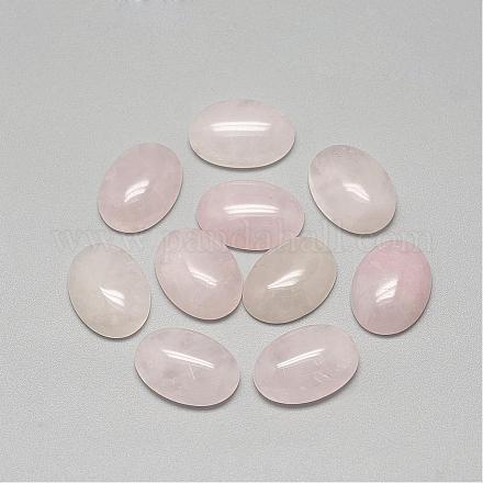 Cabochons de quartz rose naturel G-R415-14x10-48-1
