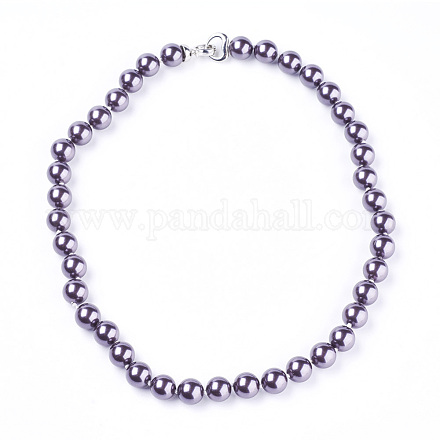 Shell collane di perle perline NJEW-I224-H03-1