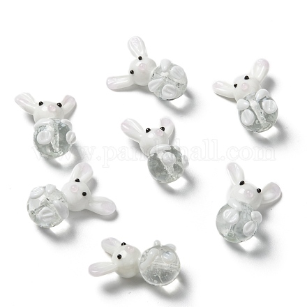 Perles de chalumeau lapin fait main X-LAMP-P051-J01-1