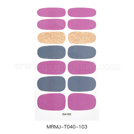 Full Cover Nail Art Stickers MRMJ-T040-103-1