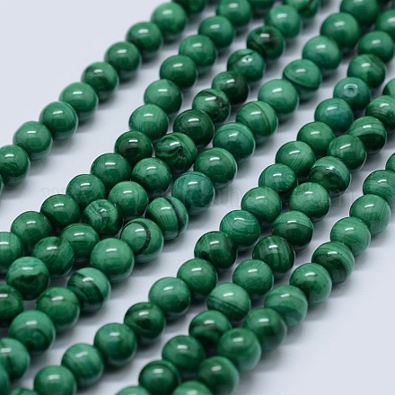 Natural Malachite Beads Strands G-F571-27AB1-14mm-1