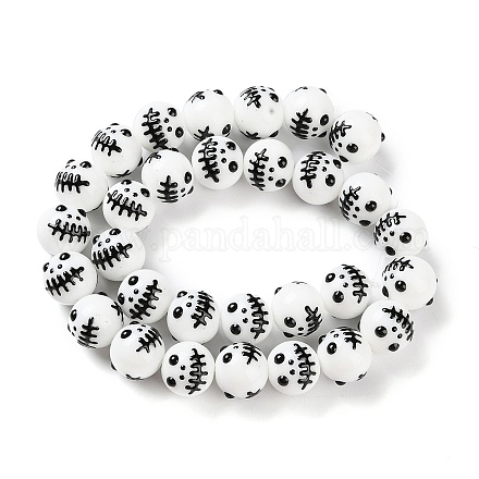 Нити стеклянных бусин для выпечки на тему Хэллоуина LAMP-L078-001A-1