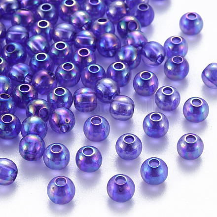 Perles en acrylique transparente MACR-S370-B6mm-748-1