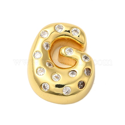 Покрытие стойки латунь микро паве прозрачные перданты из кубического циркония KK-C067-11G-G-1