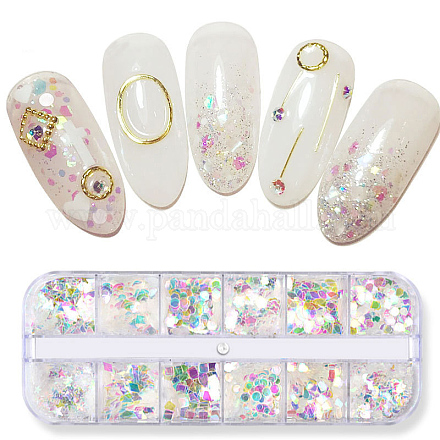 Glänzende Nagelkunst-Glitter-Sets MRMJ-R052-111-1