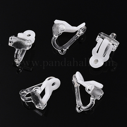 Pendientes de clip de plástico fornituras FIND-R039-04-A01-1