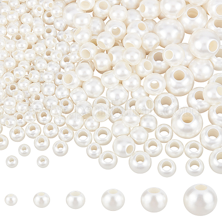 Nbeads perline in plastica imitazione perla KY-NB0001-42-1