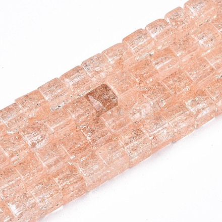 Perle di vetro crackle X-GLAA-S192-005C-1