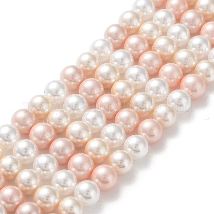 Chapelets de perles en coquille BSHE-L017-21-1