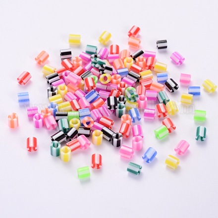 Column PE DIY Melty Beads Fuse Beads Refills DIY-X0253-1