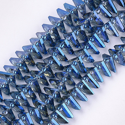 Electroplate Glass Beads Strands EGLA-S176-05B-B10-1
