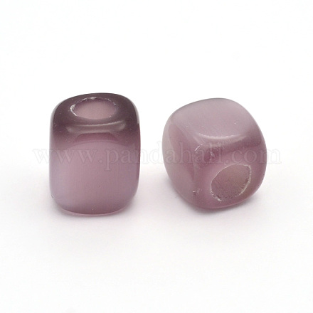 Cube Cat Eye Beads CE-F005-09-1