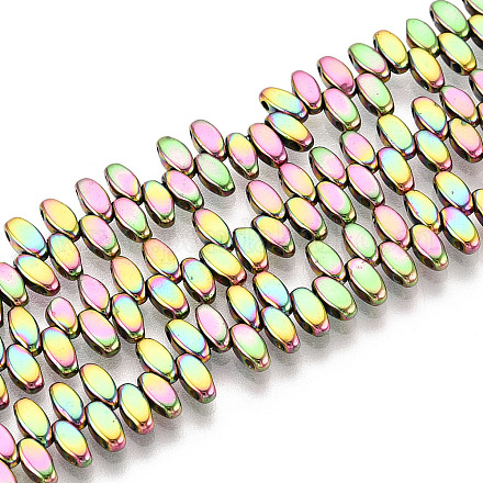 Гальванические нити из синтетических немагнитных гематитовых бусин G-T139-65H-1