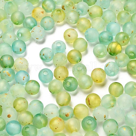 Матовые прозрачные акриловые бусины OACR-F013-13H-1