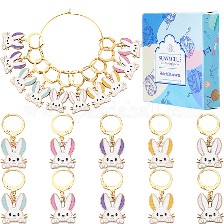 Подвесные украшения из сплава эмали HJEW-SC00049-1