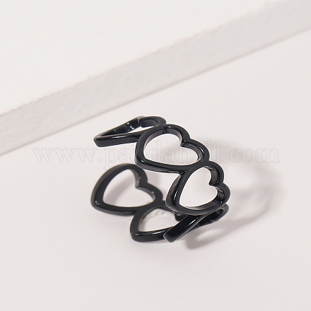 Полые кольца-манжеты из сплава в форме сердца FS-WG233AB-03-1