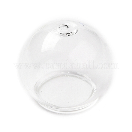 Прозрачный конус из стеклянных бусин GLAA-G100-01C-01-1