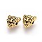 Alloy Beads, Leopard, Antique Golden, 12x11.5x6mm, Hole: 2mm