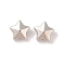 CCB Plastic Beads, Star, Platinum, 13x13x7mm, Hole: 1mm