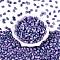 Glass Seed Beads, Oval, Two Tone, Orchid, 9~9.5x6~6.5mm, Hole: 1.3~1.5mm, about 1058pcs/pound