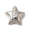 Rack Plating Brass Micro Pave Cubic Zirconia Pendants, Long-Lasting Plated, Cadmium Free & Lead Free, Letter, Platinum, Letter F, 15.5x16.5x5.5mm, Hole: 3mm