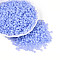Glass Seed Beads, Imitation Cat Eye, Rondelle, Cornflower Blue, 4x3.3mm, Hole: 1.4mm