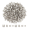 400Pcs 4 Styles Rack Plating Brass Bead Tips, Cadmium Free & Lead Free, Platinum, 4~7.5x2.5~4.5mm, Hole: 0.7~1.6mm, Inner Diameter: 1.8~3.5mm, 100pcs/style
