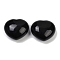 Heart Natural Obsidian Palm Stone, Anxiety Healing Pocket Thumb Stone, 45.5x39.5~40.5x24.5~26.5mm