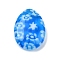 Handmade Millefiori Glass Pendants, Teardrop, Dodger Blue, 18x13.5x4.5mm, Hole: 1~1.1mm