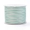 Nylon Ribbon, Stripe Pattern, For Jewelry Making, Medium Aquamarine, 3/16 inch(5mm), 200yards/roll(182.88m/roll)