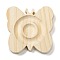 Butterfly Pine Wood Bracelet Design Boards, for Beaded Bracelet Jewelry Making, BurlyWood, 12.1x12x1.45cm