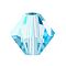 Preciosa® Crystal Beads, Czech Crystal, Bicone(451 69 302 Rondelle), 60000 200 Aquamarine AB, 6mm, Hole: 1mm