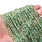 Natural Chrysoprase Beads Strands, Round, Faceted, 3mm, Hole: 0.7mm, about 136pcs/strand, 15.35''(39cm)