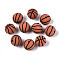 Handmade Polymer Clay Beads, Ball Games, Basketball, 8mm, Hole: 1.4~1.6mm