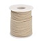 Nylon Threads, Milan Cords/Twisted Cords, PapayaWhip, 3mm, about 21.87 yards(20m)/roll