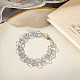 Benecreat Fil d'aluminium de calibre 17 (1.2 mm) 380 pi (116 m) artisanat de bijoux anodisé faisant des perles de fil d'artisanat en aluminium de couleur florale - argent AW-BC0001-1.2mm-02-6