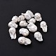Perlas de perlas naturales keshi PEAR-P003-18-4
